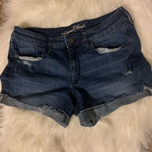 Denim shorts